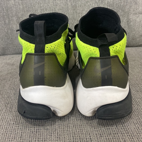 Nike Air Presto Flyknit Ultra Volt black and white mens size 9.5 - Picture 4 of 9